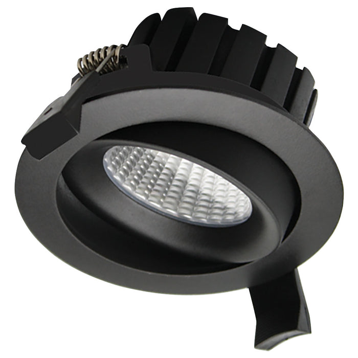 PROLUX LIGHT DOWNLIGHT 10W TILT RECESS CUT OUT 68 BLACK 3K 80X50X7