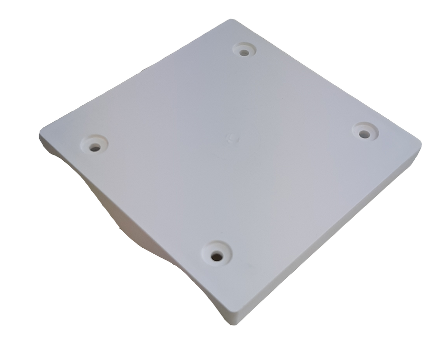 Sureset Mounting Block 122mm x 122mm White for Corrugated Iron