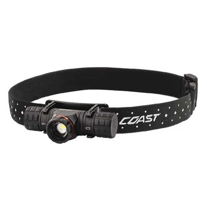 Coast Headlamp LED Dual Power 410lm Rechargeable Battery