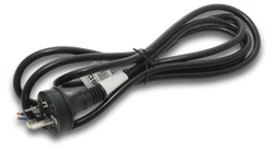 Elecsupp Cord Set 2mtr 3/1.5 Black BE 3pin