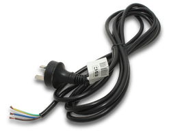 Elecsupp Cord set B/E 1.0mm 3c 3mt Bla