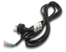 Elecsupp Cord set B/E 1.0mm 3c 3mt Bla