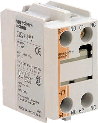 Sprecher & Schuh Auxiliary Contact 2 - N/O