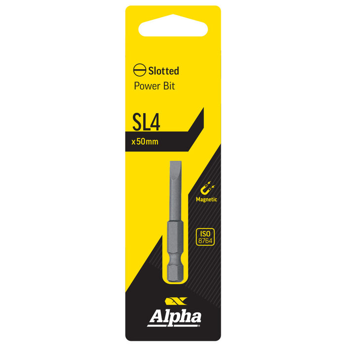 Trucut Alpha Slot 4mm Driver Bit - Carded