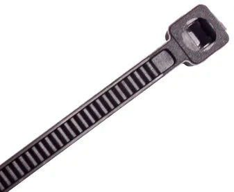 Cabac Cable Tie Nylon MINI 8Kg BLACK UV 200*2.5mm 100PK