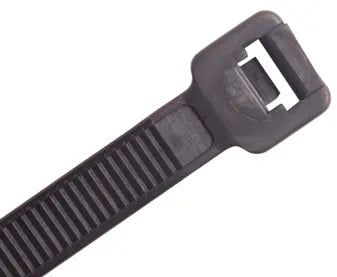 Cabac Cable Tie Nylon HD 54Kg BLACK UV 540*7.6mm 25PK -