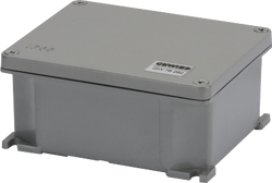 CVS ALUMINIUM JUNCTION BOX 128 x 103 x 57 METALIC GREY IP66