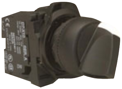 Sprecher & Schuh ROTARY SW PLAS BLK 3POS 2-N/O