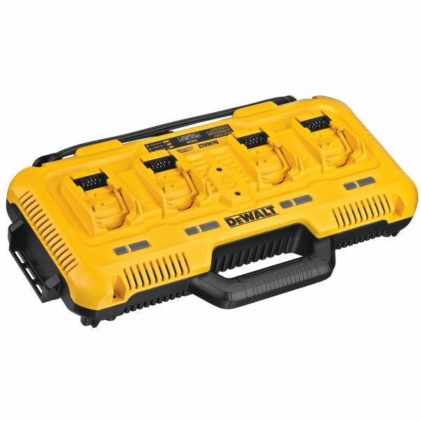 DeWalt 10.8V - 18V XR Li-Ion Multi Voltage Battery 4 Port Fast Charger (8A Charge Rate)