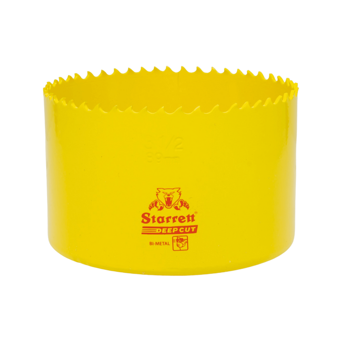 Starrett Deep Cut Hole saw Bi-Met 3-1/2in 89mm