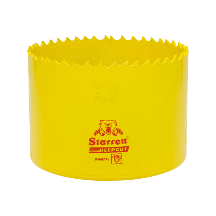 Starrett Deep Cut Hole saw Bi-Met 3-1/8in 79mm