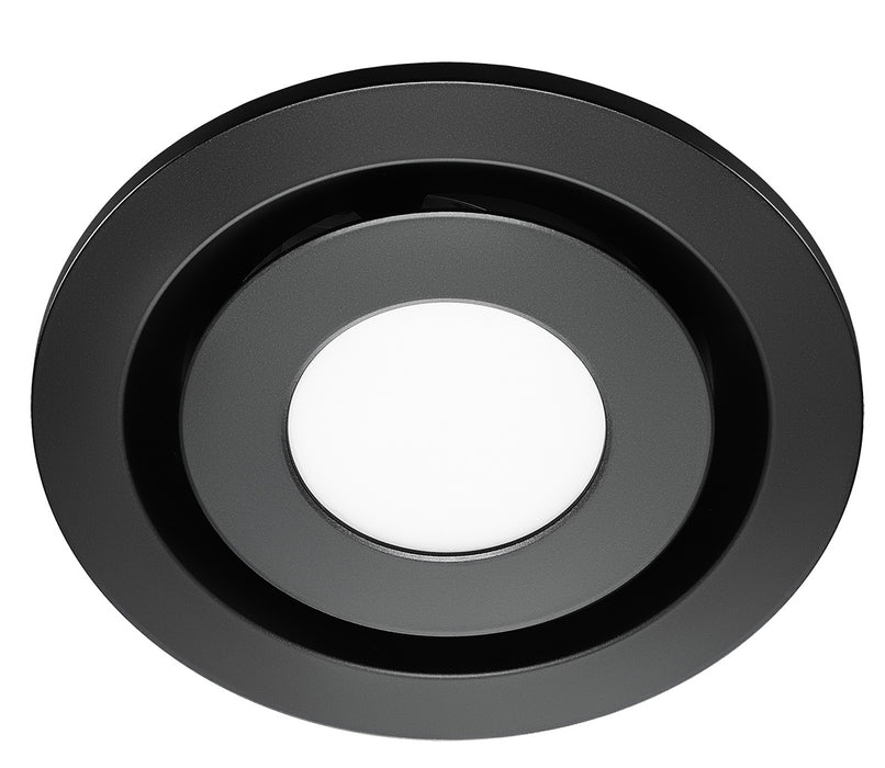 Led Button Facia Simx LED FASCIA - ROUND BLACK — Scott Electrical