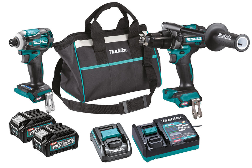 Makita XGT 40V 2PC TD001+HP001 4Ah Box KIT