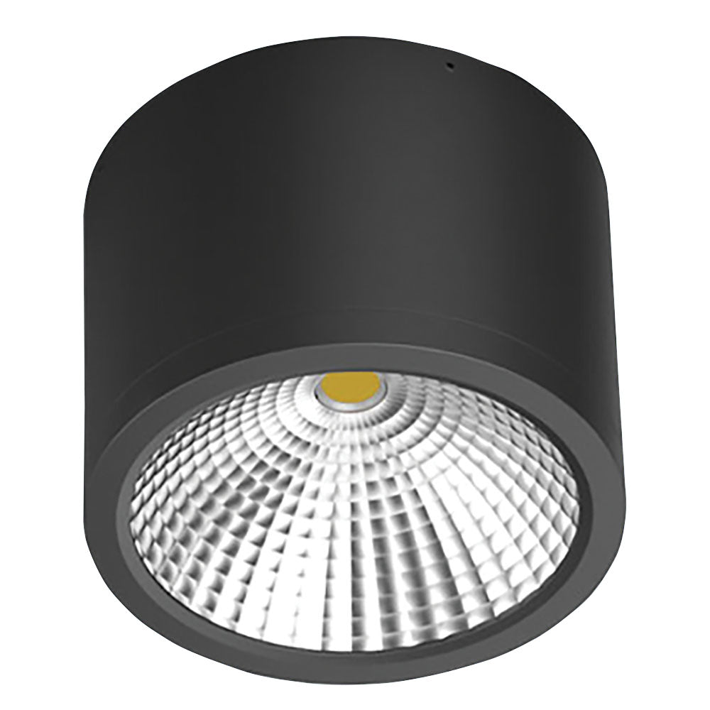 PROLUX LIGHT OUTDOOR CEILING 25W ALUMINIUM BLACK IP54 3K 120X108 ...