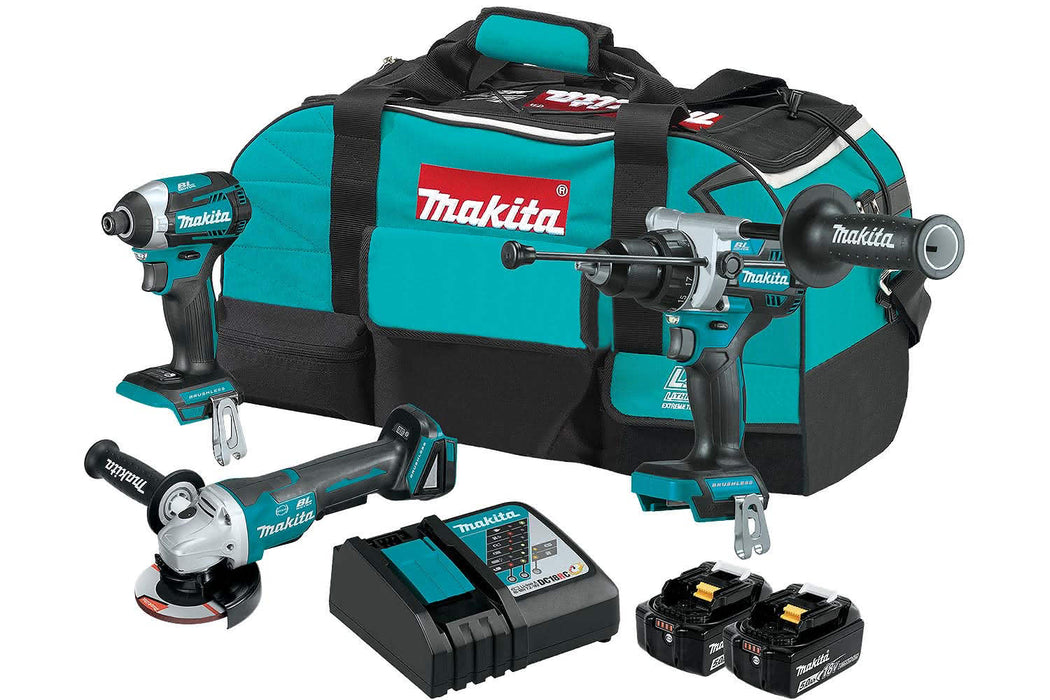 18V LXT Brushless 3-pcs Combo Kit DHP486DTD154DGA508 (5.0Ah)