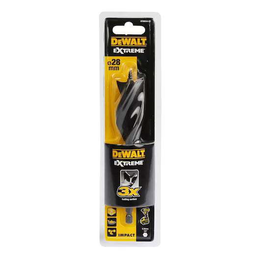 Dewalt Spade Bit Tri Flute Extreme 28 X 152mm