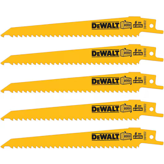 Dewalt 150mm X 6Tpi Bi-Metal