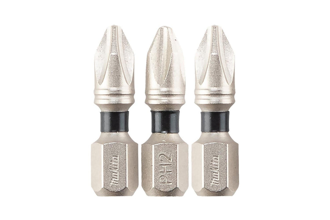 Makita Impact XPS Bits PH-2 x25mm 3PK