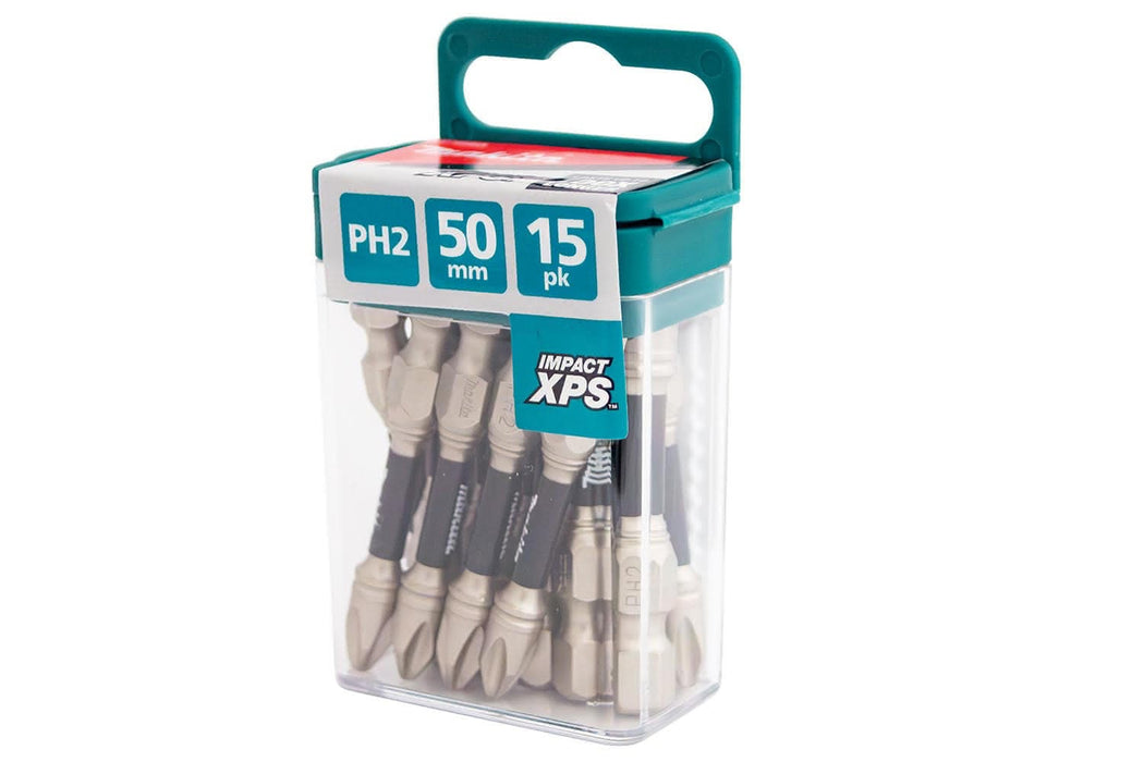 Makita Impact XPS Bits PH-2 X50mm 15Pk