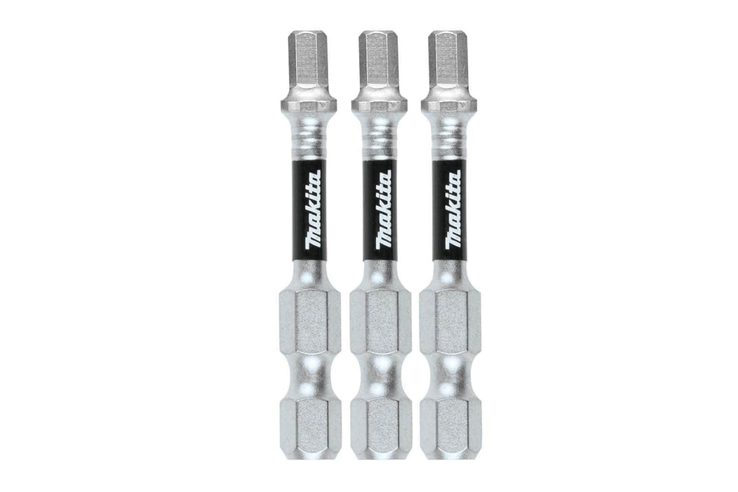 Makita Impact XPS Bits Hex 4 X50mm 3Pk