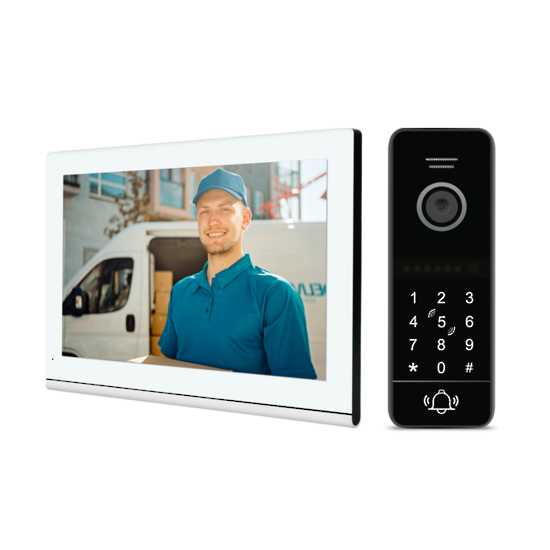 EliteConnect intercom kit which includes: 1x E-CON MONITOR-W. 1x E-CON GATE-K & 1x WELL-LPV-20-15