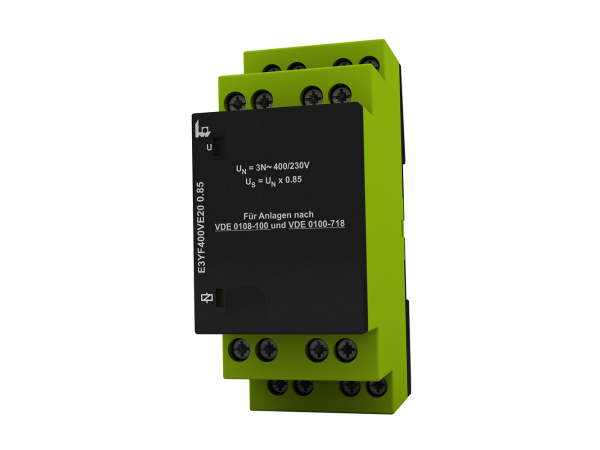 Tele Phase Failure Relay, 3 & 1-phase, with start-up time de