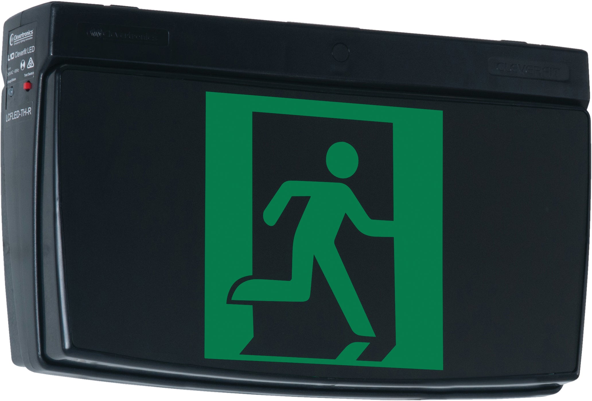 Clevertronics Economy Lithium Cleverfit Exit LED, SS, Surface mounted ...