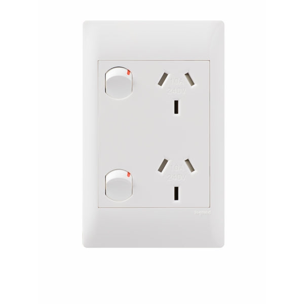 Legrand HPM EC 10A 2G VERT PPT WE