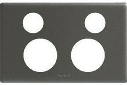 Legrand HPM E-DED DOUBLE POWERPOINT COVERPLATE URBAN GREY