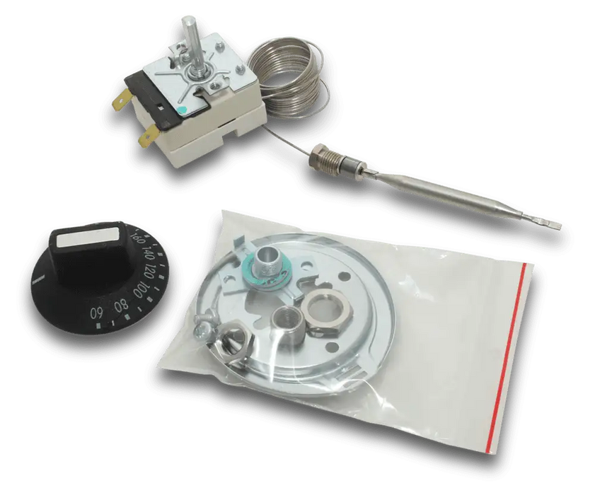 EGO EF55.13034.040 Thermostat 60-200deg C 16A Single Contact & Gland RC4