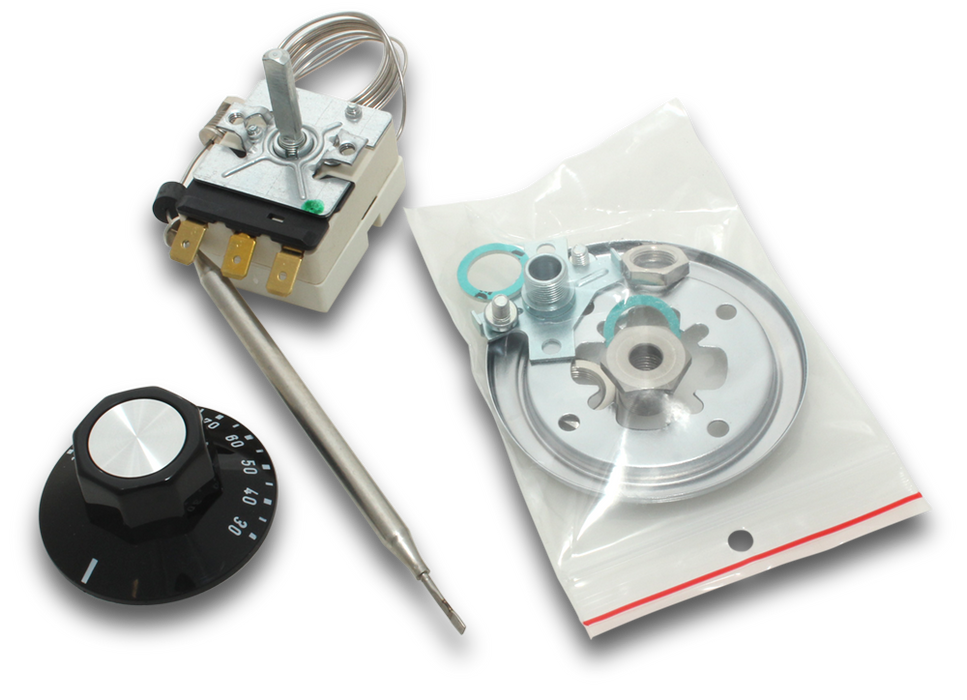 Ego EF55.13222.020 Thermostat 30-110deg C 16A CO Contact & Gland