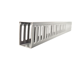 Elecsupp Elmark Trunking Open Slot 100X50 Grey 1.7Mtr — Scott Electrical
