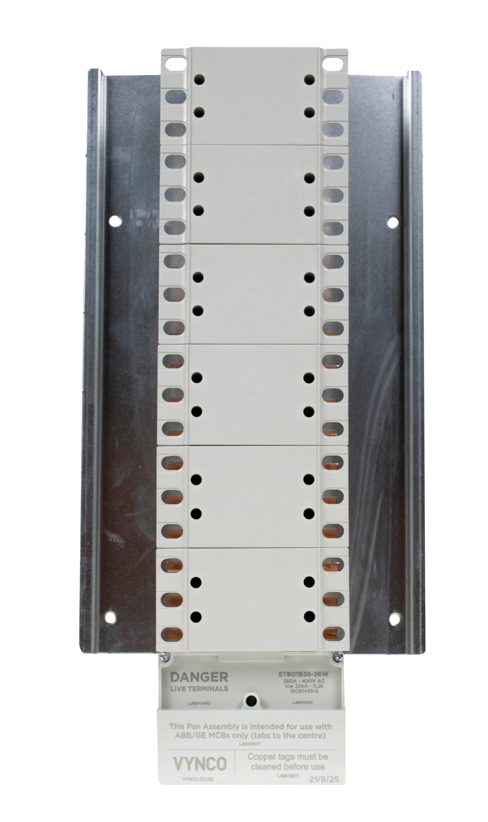 Vynco Pan Assemblies 250A 36 Way 12TP With Base — Scott Electrical