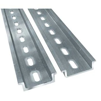 Allsales AliDinRail-1H Aluminium Din Rail Slotted - 1mtr Heavy Duty