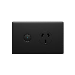 Legrand EXCEL LIFE WITH NETATMO SMART SGL POWERPOINT 10A MATT BLACK