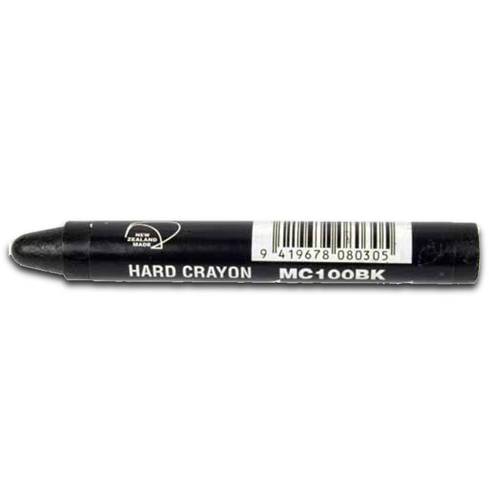 #100BK MARKING CRAYON-BLACK