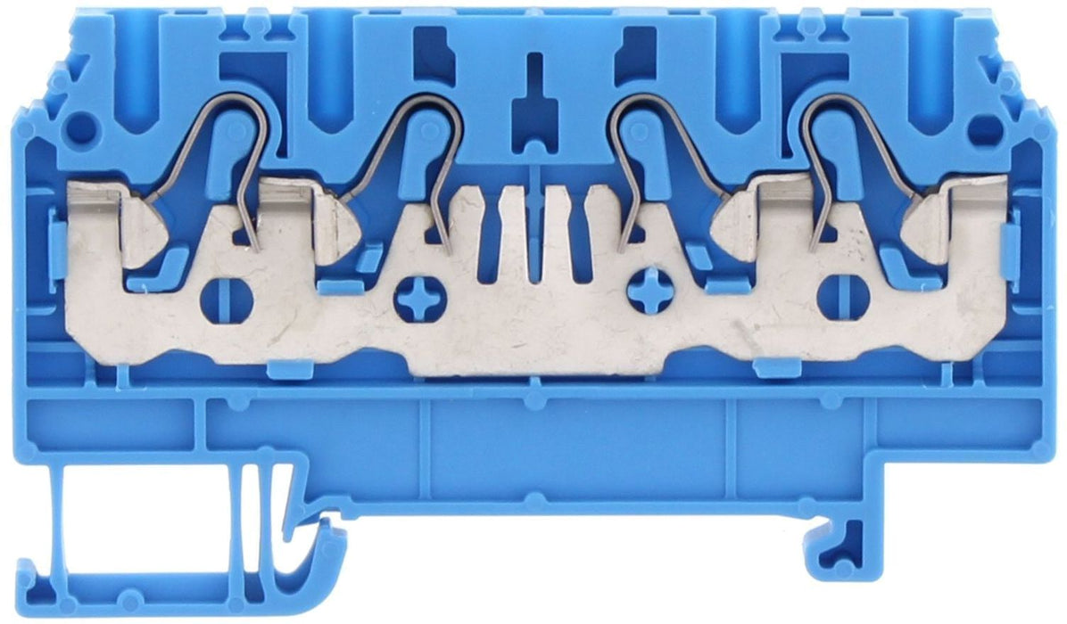 Conta-Clip Single Level 1.5mm 4 Connection Push-in Spring Clamp Termina