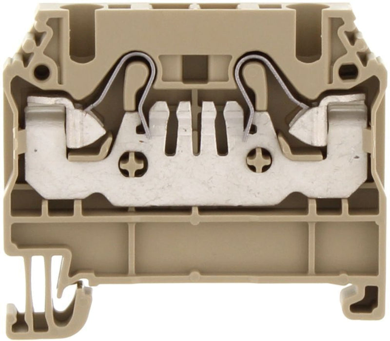 Conta-Clip Single Level 4mm, 2 Connection, Push-in Spring Clamp Termina