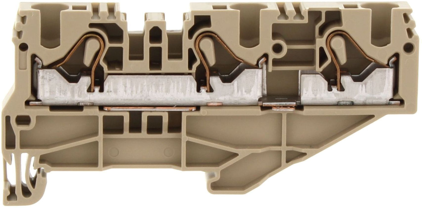 Conta-Clip Single Level 1.5-10mm 3 Connection Push-in Spring Clamp Term