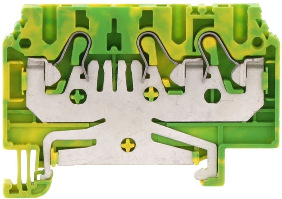 Conta-Clip Earth 1.5mm 3 Connection Push-in Spring Clamp Terminal Block