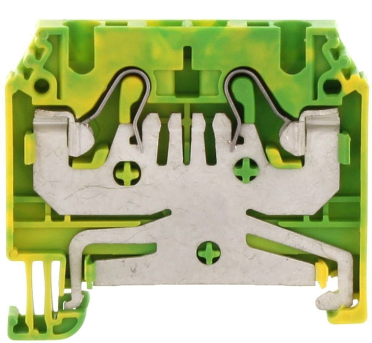 Conta-Clip Earth 2.5mm Push-in Spring Clamp Terminal Block