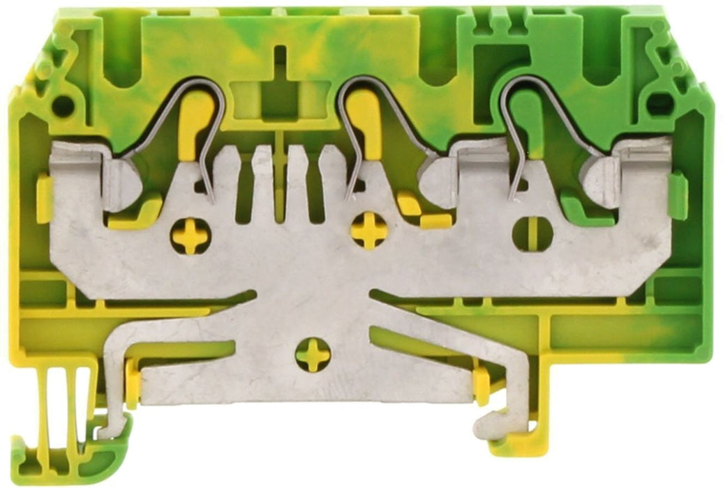 Conta-Clip Earth 2.5mm 3 Connection Push-in Spring Clamp Terminal Block