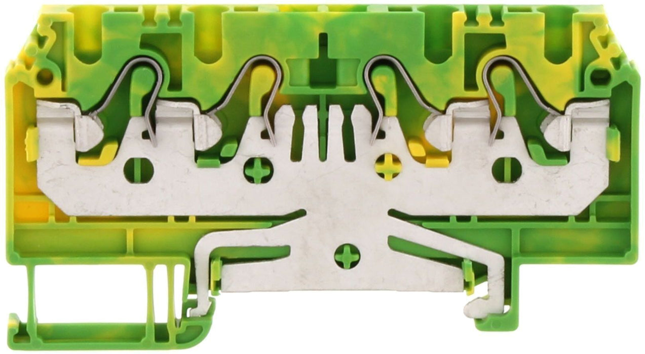 Conta-Clip Earth 2.5mm 4 Connection Push-in Spring Clamp Block