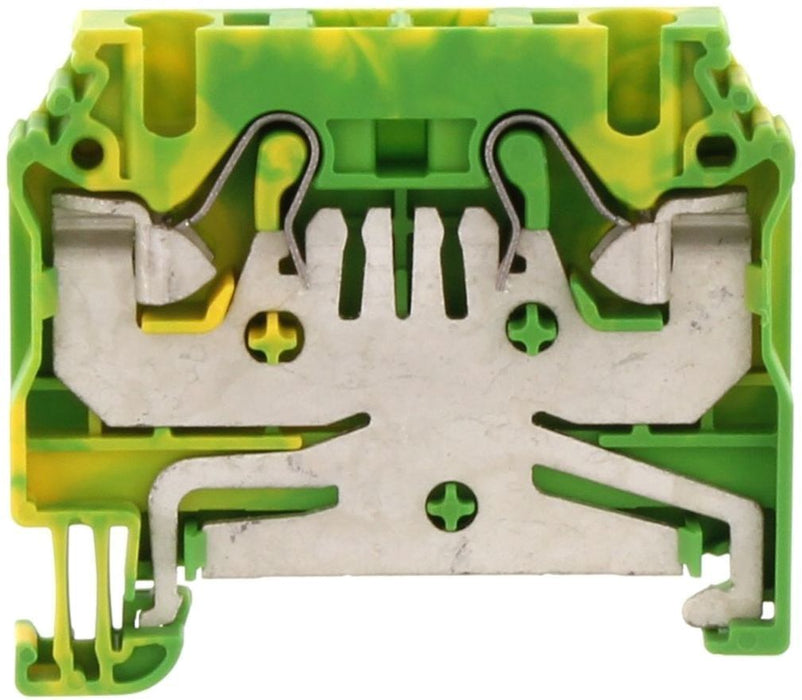 Conta-Clip Earth 4mm, 2 connection, Push-in Spring Clamp Terminal Block
