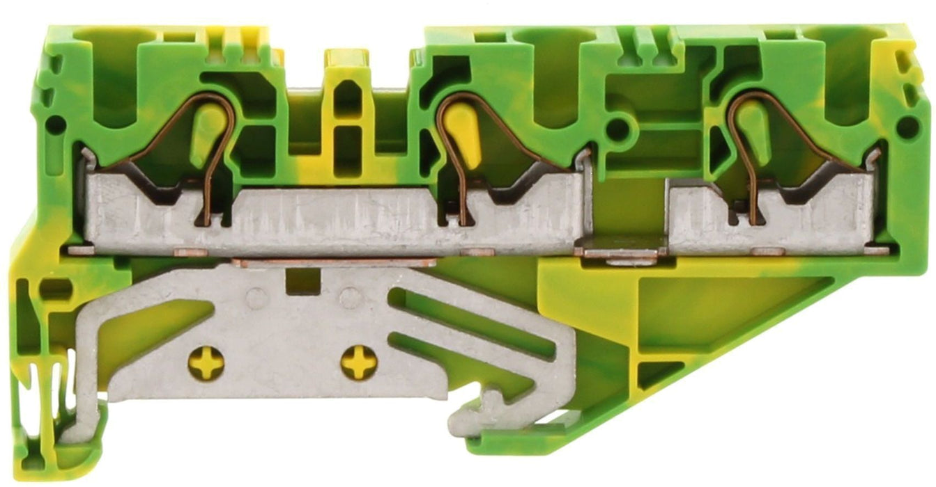 Conta-Clip Single Level Earth 1.5-10mm 3 Connection Push-in Spring Clam