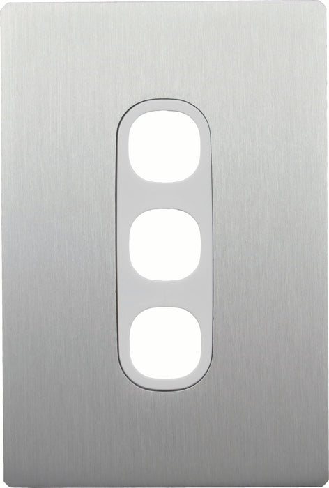 Vynco Fusion WHITE SILVER METAL 3G PLATE ONLY