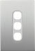 Vynco Fusion WHITE SILVER METAL 3G PLATE ONLY