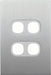 Vynco Fusion WHITE SILVER METAL 4G PLATE ONLY