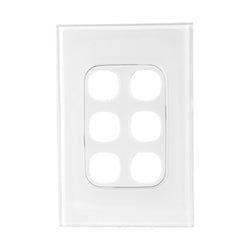 Vynco Fusion SIX GANG PLATE ONLY