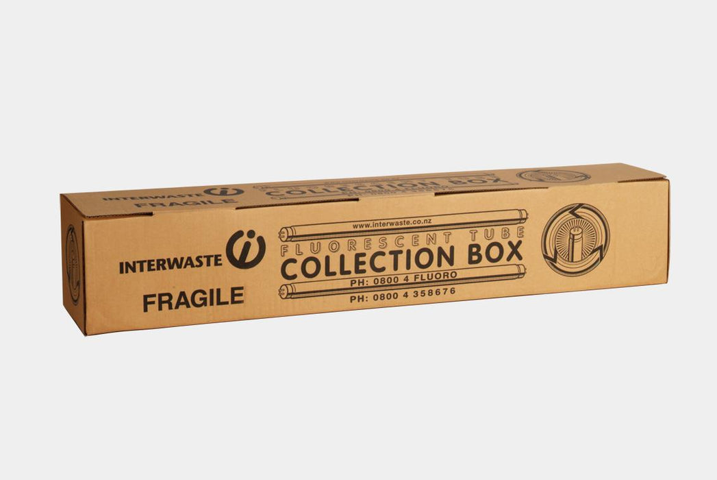Interwaste Recycle Fluorescent Tube Box - Holds Approx 100 Tubes